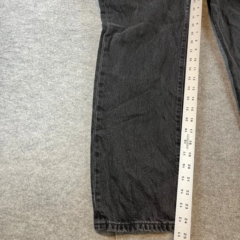 Levi's Mens 501 Original Fit Black Denim Straight Leg Jeans W30 L26 Classic 0358
